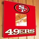 Часы "San Francisco 49ers" американский футбол NFL команды, для фанатов НФЛ, подарок для спальни, спорт клуба, бара - изображение 2