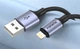 Кабель Foneng X95 Metal Head Braided Cable (3A) for iPhone 1.2 м (X95-CA-IP) - изображение 2