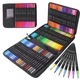 Набор юного художника акварельные скетч-маркеры двусторонние Color pencil 48 маркеров с сумкой для рисования - изображение 1