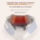Вибромассажер аккумуляторный для шеи спины электрический USB массажер для тела шиацу массажа с подогревом и таймером - изображение 6