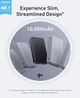 Магнітний повербанк Anker Ultra-Slim 10,000mA MagGo Qi2 15W з ультрашвидкою зарядкою MagSafe - Black - зображення 2