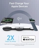 Зарядний пристрій Anker MagSafe Compatible MagGo UFO Charger 3-in-1 Qi2 15W Max - Black - зображення 3