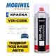 Балон спрей с автокраской по VIN-код MOBIHEL Словения 400 ml - изображение 1