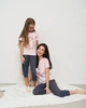 Подростковый комплект Nicoletta из капри на девочку - Влюбленный котик - Family look мать/дочь 95199-Світло-рожевий-134 - изображение 8
