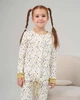 Комплект Nicoletta со штанами на девочку на завязках - Интерлок - Family look Мама/дочь 95202-Молочний-152 - изображение 2