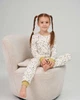 Комплект Nicoletta со штанами на девочку на завязках - Интерлок - Family look Мама/дочь 95202-Молочний-152 - изображение 4