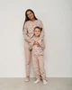 Теплий комплект Nicoletta на дівчинку - Байка - ведмедики Тедді - Family look мама/донька 95218-Бежевий-134 - зображення 10