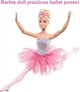 Лялька Barbie дримтопія балерина Dreamtopia Twinkle Lights Posable Ballerina HLC25 - зображення 2