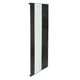 Дизайнерский радиатор отопления Betatherm Mirror 10/1800/750 вертикальный черный матовый - изображение 2