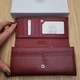 Кошелек женски из натуральной кожи Бордовий W-501 на кнопці 18.5×8.5 - изображение 3