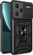 Протиударний броньований чохол із захистом камери для Xiaomi Redmi Note 13 Pro Plus 5G Armor Case Keysion black - изображение 5