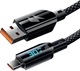 Кабель USB Gelius Screen GP-UCN008 USB-A to Type-C 30W 1.2 м Black (2099900992070) - изображение 2