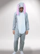 Мужские кигуруми взрослая и подростковая Kigurumi Кролик Зайчик Заяц Негодяй Серый L 165-175 см (1067/2) - изображение 1