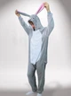 Мужские кигуруми взрослая и подростковая Kigurumi Кролик Зайчик Заяц Негодяй Серый L 165-175 см (1067/2) - изображение 2