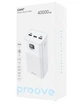 Павербанк 100W с быстрой зарядкой 40000 mAh повербанк для ноутбука Proove Giant 67723 Quick Charge для дома powerbank с Power Delivery для телефона павер банк pawerbank для планшета белого цвета - изображение 7