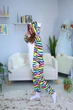 Пижама Кигуруми My Kigu Женская Радужная Кошка Разноцветный Размер М 155-165 см (103641) - изображение 5