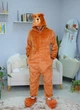 Пижама Кигуруми My Kigu Мужская Бурый Медведь Коричневый размер S 144-155 см (21083411) - изображение 1