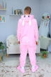 Пижама Кигуруми My Kigu Мужская Кролик Заєц Розовый размер L 165-175 см (21053411) - изображение 8