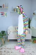 Піжама Кігурумі My Kigu Чоловіча Райдужний Кіт Різнобарвний розмір S 144-155 см (21036411) - зображення 3