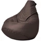 Кресло Мешок Груша Оксфорд Waterproof (2XL-120х85) iQmebel Коричневый (сьемный чехол) - изображение 1