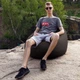 Кресло Мешок Груша Оксфорд Waterproof (2XL-120х85) iQmebel Коричневый (сьемный чехол) - изображение 5
