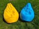 Кресло Мешок Груша Оксфорд Waterproof (3XL-150х100) iQmebel Желтый (сьемный чехол) - изображение 4
