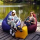 Крісло Мішок Груша Оксфорд Waterproof (2XL-120х85) iQmebel Бордовий (знімний чохол) - зображення 3