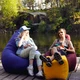 Крісло Мішок Груша Оксфорд Waterproof (2XL-120х85) iQmebel Бордовий (знімний чохол) - зображення 4