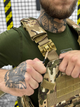 Тактическая плитоноска Cordura 1000D с быстрым сбросом 3D сеткой и подсумками Multicam - изображение 3