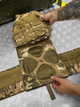 Тактическая плитоноска Cordura 1000D с быстрым сбросом 3D сеткой и подсумками Multicam - изображение 5