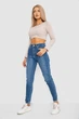 Джинсы женские стрейч Mom-fit, цвет синий, 244R1162, 27 - изображение 3