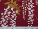 Ткань Креп шелковистый весенний сад, бордо, пог. м. (к226, 2009015, д8 цв1) - изображение 4