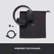 Bluetooth-гарнітура Logitech Zone Vibe 125 Wireless Headphones Graphite (DLTT) - зображення 8