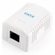 Розетка Cablexpert (NCAC-1U6-01) RJ-45, Cat6, зовнішня, білий Store - зображення 1