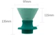 Иммерсионный пуровер Hario SWITCH 02 Tropical Turquoise - изображение 2