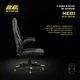 Игровое кресло 2E Gaming HEBI Black/Green (2E-GC-HEB-BK) - изображение 15