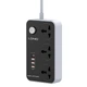 Удлинитель - фильтр сетевой 3+4 - LDNIO SC3412 POWER 3 Sockets 3 USB черный - изображение 4