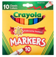 Набір фломастерів Crayola Markers товсті 10 шт - зображення 1