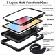 Чохол Carbon Armor Tablet на Apple iPad Mini 6 2021 (8.3") / чохол для планшета з ремінцем в комплекті / (чорний) - зображення 3