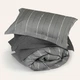 Простынь MBM HOME "Сумерки" 160x230 см серая (BL-FS-11 GRAY) - изображение 4