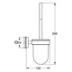 Ёршик для унитаза Grohe QuickFix Start Cube 40977000 - изображение 4