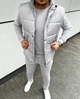 Мужской костюм тройка серый 54-56 г1431.0235/1 - изображение 6