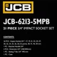 Набор инструментов ударных 21 ед. 3/4" (6гр.) JCB Tools JCB-6213-5MPB - изображение 5