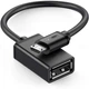 Кабель - адаптер UGREEN US133 MicroUSB Male - USB-A Female + OTG чорний (10396) - зображення 1