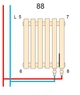 Дизайнерский радиатор отопления Betatherm Quantum 25/500/1005 горизонтальный белый матовый - изображение 4