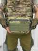 Напашник для бронежилета Cordura 1000D с карманами для снаряжения Пиксель - изображение 1