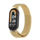 Ремінець для фітнес браслета Xiaomi Mi Band 8,9,10 міланська петля золотистий - зображення 4