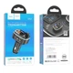 Автомобильный адаптер Hoco E62 Fast car BT FM transmitter Black зарядное устройство для телефона |2USB/1Type-C, TF/U Disk, 20W/3A, QC/PD| Черный - изображение 9