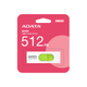 Флеш-накопичувач ADATA USB 3.2 AUV 320 512Gb White/Green (AUV320-512G-RWHGN) - изображение 2