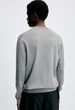 Чоловічий джемпер Slim fit H&M (57655) S Сірий - изображение 4